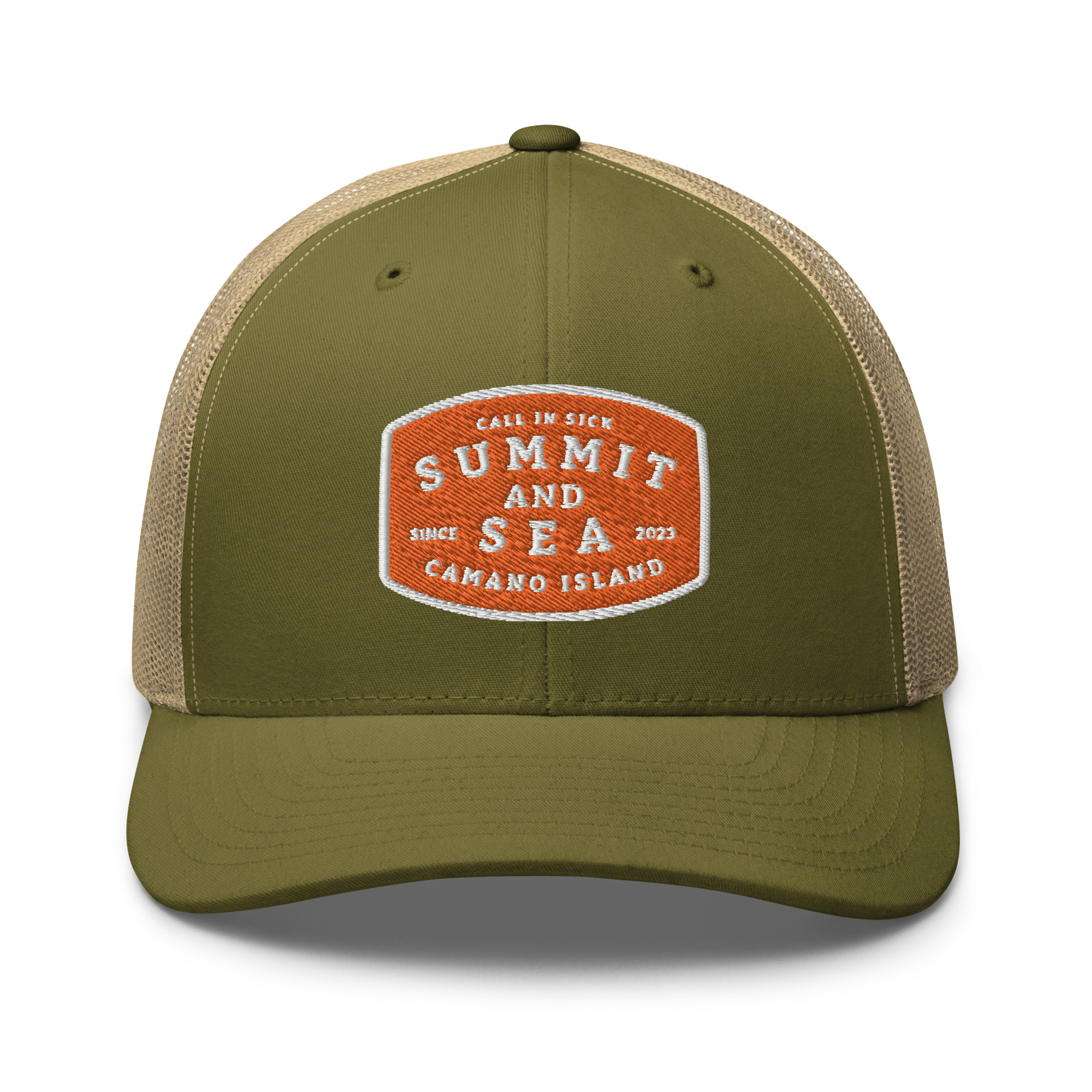 Summit and Sea Badge Trucker Cap