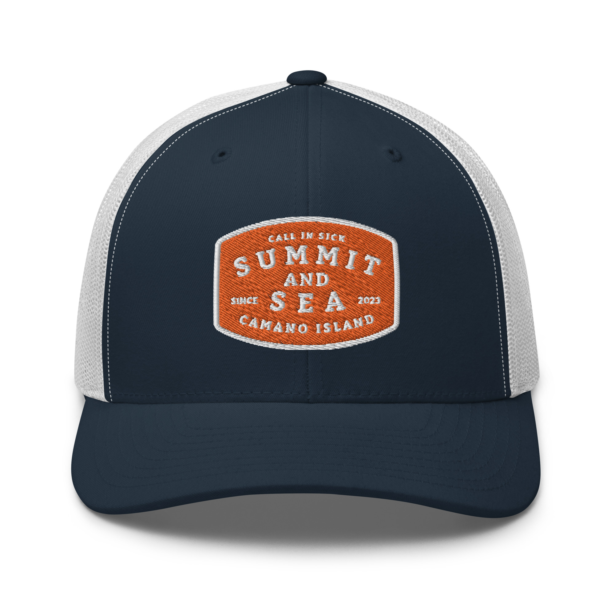 Summit and Sea Badge Trucker Cap